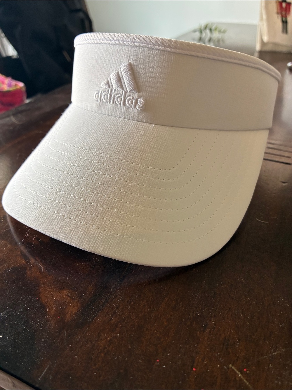 adidas White Athletic Visor